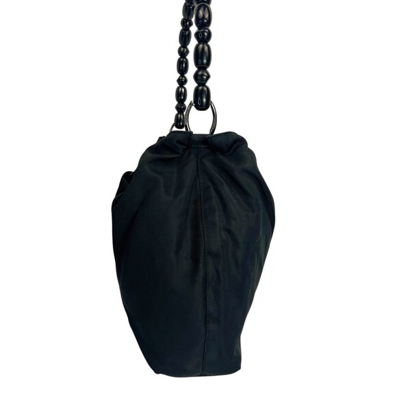 Christian Dior Black Nylon Maris Pearl Handbag - Picture 3 of 12